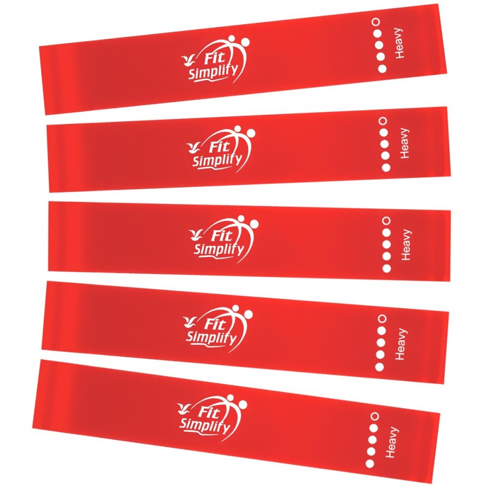 Fit Simplify Exercise Resistance Loop Bands, Set of 5