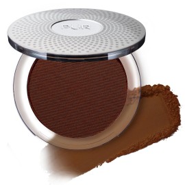 PR MINERALS 4-in-1 Pressed Mineral Makeup Powder Foundation with SPF 15 - Concealer & Finishing Compact Pressed Powder for Face - Buildable Medium to Full Coverage Foundation Powder (Truffle)