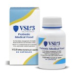 VSL 3 Probiotics for Digestive Health, IBS & UC Symptoms - 112.5B CFUs, High-Potency, Multi-Strain, Live, Refrigerated Probiotic, Medical Food for Gut Health Support in Men & Women, 60 Capsules