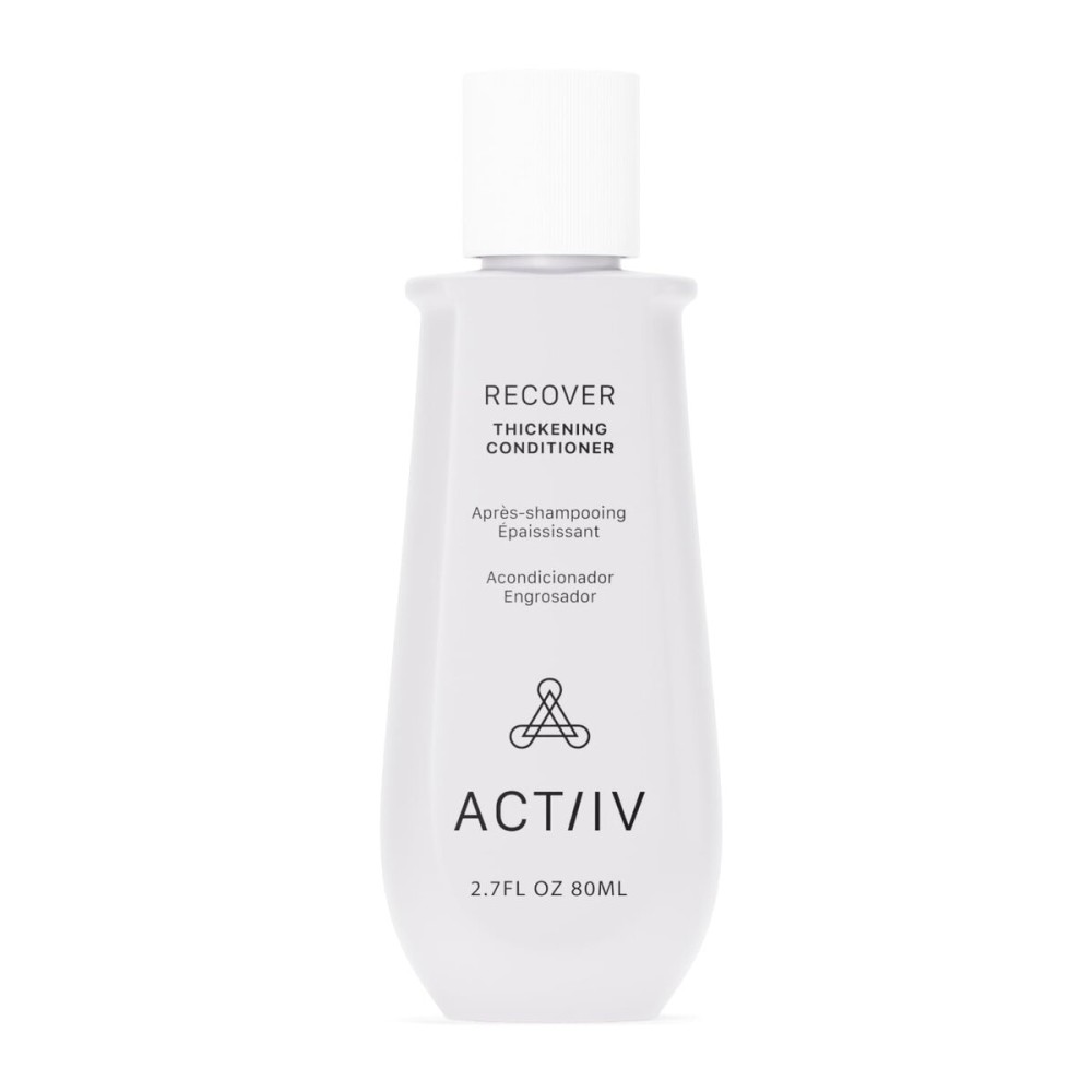ACTIIV Recover Thickening Conditioner (Unisex) | Supports Optimal Hair Care and Recovery, Strengthens & Hydrates, Promotes Thicker Fuller Hair, Plant-Based, Color-Safe, All Hair Types, 80 mL / 2.7 oz