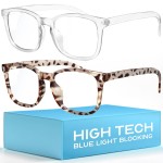 livho High Tech Blue Light Glasses - Advanced Blue Light Blocking Computer Glasses - Screen Fatigue & UV Protection