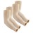 Aegend Sun Protection Cooling Arm Sleeves Sun Sleeves for Men & Women for Cycling, Running, Basketball, Football, Golf, Volleyball, Driving, Light Beige 2 Pairs