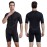 Seaskin Mens 3mm Shorty Wetsuit, Full Body Diving Suit Front Zip Wetsuit for Diving Snorkeling Surfing Swimming 4X-Large