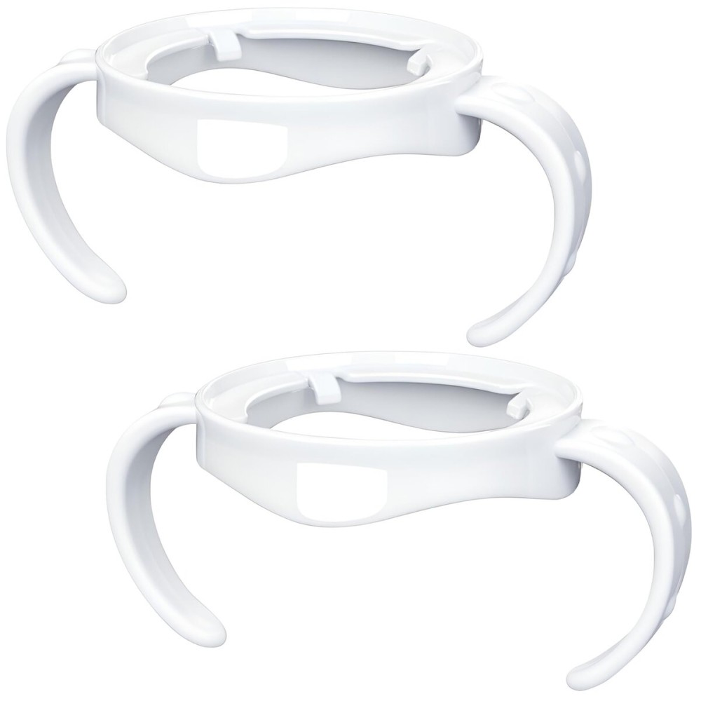 Baby Bottle Handles for Philips Avent Natural Baby Bottles, Compatible Avent Bottle Holder for Baby, 2 Count