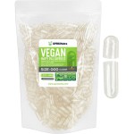 XPRS Nutra Vegan Size 000 Empty Capsules - 1000 Count Clear Empty Vegan Capsules - Vegetarian - DIY Vegetable Capsule Filling - Veggie Pill Caps Pills