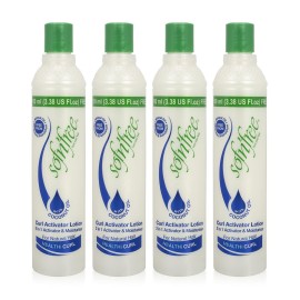 SOF N\' FREE Moisturizer & Curl Activator for Natural Hair, Soft Curls, and Waves 11.83 fl oz / 350ml (4 pack)