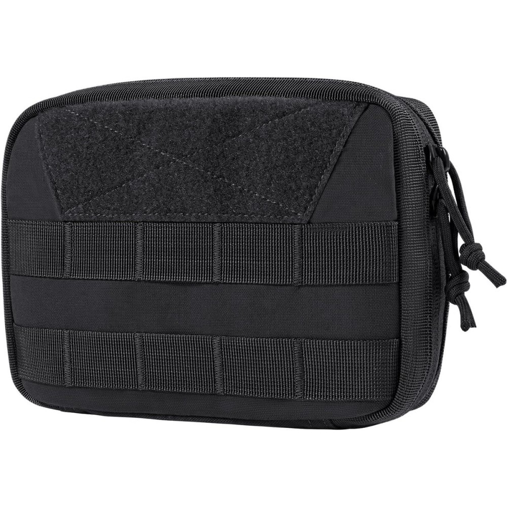 OneTigris MOLLE Pouch, Tactical Admin Pouch Belt EDC Tool Organizer Zippered Utility Waist Pack 7.5x5x2