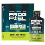 Frog Fuel Power Energized Protein Shot, 15g Protein Nano-Hydrolyzed Grass Fed Collagen, 120mg Caffeine, Fat & Sugar Free, 22 Amino Acids, 0 Carbs, Berry, 1 oz Packets, 24 Pack
