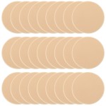25 Pcs Women\'s Round Soft Makeup Beauty Eye Face Foundation Blender Facial Smooth Powder Puff Cosmetics Blush Applicators Sponges Use for Dry and Wet