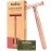 Bambaw Safety Razor for Women with 5 Double Edge Blades, Double Edge Razor, Single Blade Razors for Women and Men, Reusable & Plastic Free - Rose Gold
