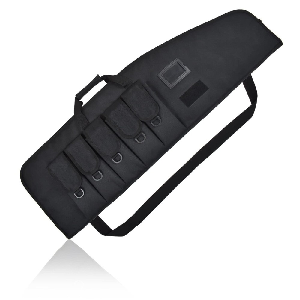 AUMTISC Rifle Gun Case Soft, Tactical Shotgun Carrying Range Gun Bags for Scoped, Black 38