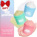 I DEW CARE Wash Off Face Mask Skincare Gift Set - Mini Scoops | Facial Masks, Matcha, Korean Skincare, Pore Cleansing Mask, Cruelty-Free, Travel Size, Mini Set, Stocking Stuffers, Teen Girl Gift Set