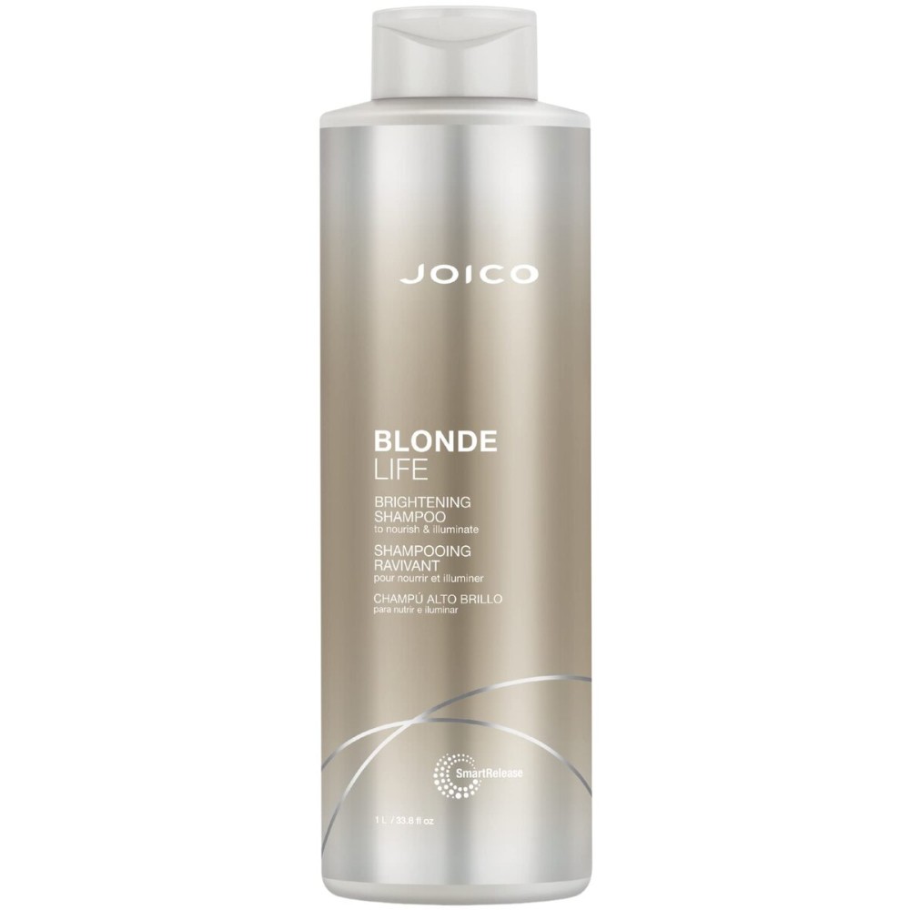 Joico Blonde Life Brightening Shampoo | For Blonde Hair | Add Softness & Smoothness | Sulfate Free | With Monoi & Tamanu Oil | 33.8 Fl Oz