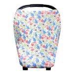 Baby Car Seat Cover Canopy and Nursing Cover Multi-Use Stretchy 5 in 1 Gift Wren by Copper Pearl