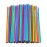 200 Pcs Colorful Plastic Long Flexible Straws.(0.23\'\' diameter and 10.2 long)