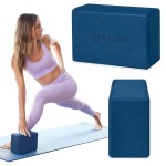 Gaiam Yoga Block - Supportive Latex-Free Eva Foam - Soft Non-Slip Surface with Beveled Edges for Yoga, Pilates, Meditation - Yoga Accessories for Stability, Balance, Deepen Stretches