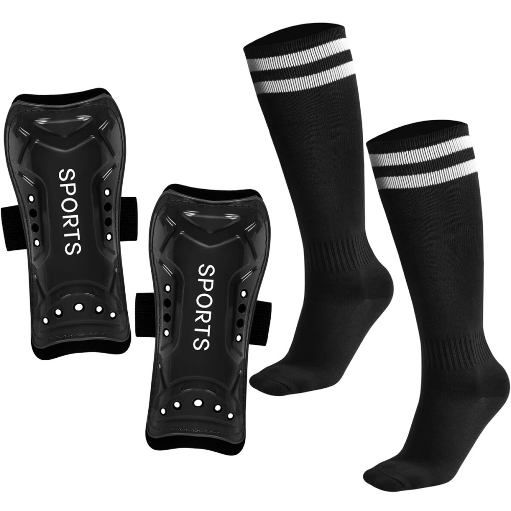 Soccer Shin Guards, Youth Soccer Shin Pads, Breathable and Lightweight Child Calf Protective Gear Soccer Equipment for 3-15 Years Old Boys Girls Toddler Kids Teenagers