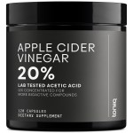 Toniiq Apple Cider Vinegar Capsules - Ultra High Potency 2,010mg Formula with 20% Acetic Acid & Cayenne Pepper - Made with The Mother - Third-Party Lab Tested - 120 Capsules