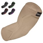 KUNTO FITNESS PRODUCTS Elbow Brace Compression Support Sleeve (Shipped From USA) for Tendonitis, Tennis Elbow, Golf Elbow Treatment - Reduce Joint Pain During Any Activity!