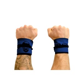 Strength Wrist Wraps For Cross Training, Olympic Lifting, Strength Training, WOD Workouts - Strong Wrist Support For Men and Women - Fits All Wrist Sizes | Men And Women (Navy)