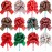 PintreeLand 12PCS Christmas Gift Wrap Bows with Ribbon 5inch for Xmas Wrapping, Christmas Decorations, Florist Wrap (12PCS)