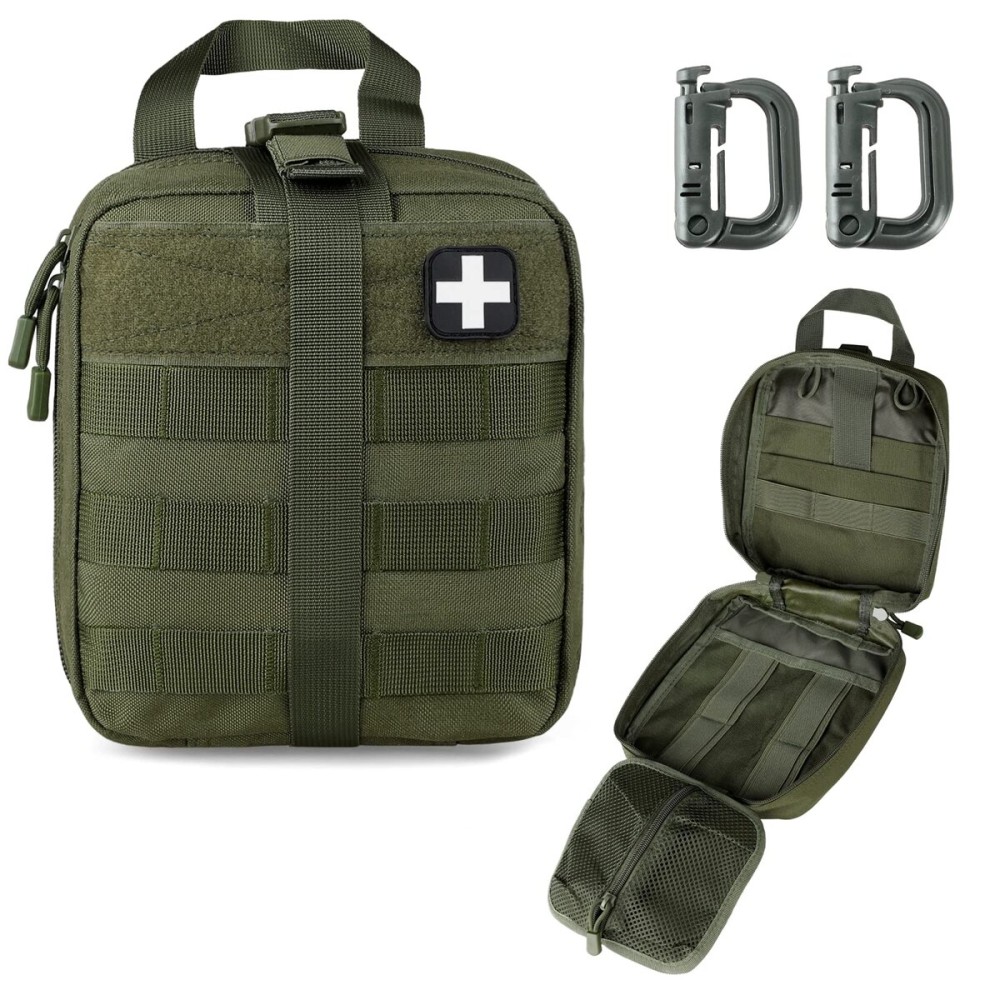 LIVANS 1000D First Aid Bag Empty Medical Ifak Pouch Molle EMT Pouches Rip-Away Tactical Military Trauma Emergency Medic Bag