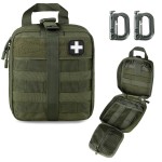 LIVANS 1000D First Aid Bag Empty Medical Ifak Pouch Molle EMT Pouches Rip-Away Tactical Military Trauma Emergency Medic Bag