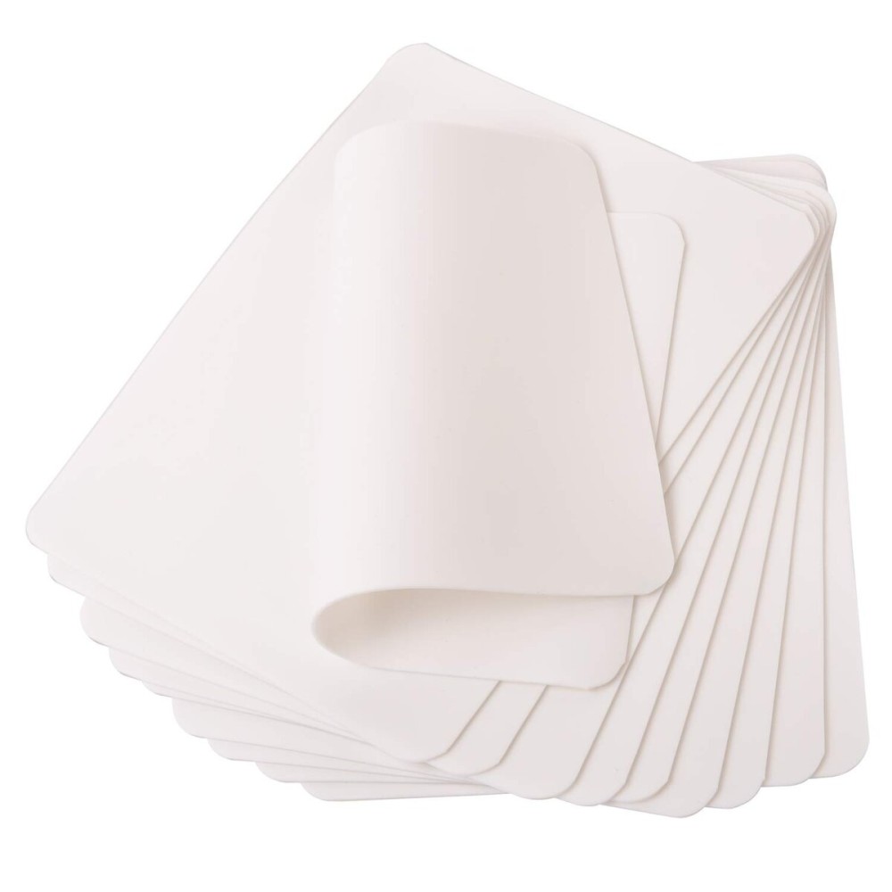 Blank Tattoo Skin, Gospire 10pcs 8x6in Double Sided Fake Eyebrow Tattoo Practice Skins for Beginners and Experienced Artists (Silicone Type)