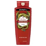 Old Spice Body Wash for Men, Wild Collection Dragonblast Scent, 21 Fl Oz, Red (Pack Of 4)