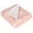 Organic Cotton Patterned Baby Crib Blanket for All Seasons - Warm, Breathable, Super Soft, Thick and Light Weight Quilted Toddler Blanket for Boys and Girls 39\'\'x39\'\' Large - Pink Snow