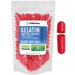 XPRS Nutra Size 00 Empty Capsules - 100 Count Empty Gelatin Capsules - Pills DIY Capsule Filling - Fillable Pill Gel Caps for Do-It-Yourself Supplements (Red)