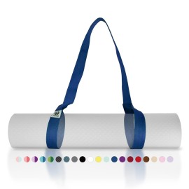 Tumaz Yoga Mat Strap [MAT NOT Included] (2 Sizes) with Extra Thick & Comfy Delicate Texture, Adjustable Yoga Mat Carrier