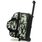 Pyramid Path Deluxe Double Roller with Oversized Accessory Pocket Bowling Bag (Money)