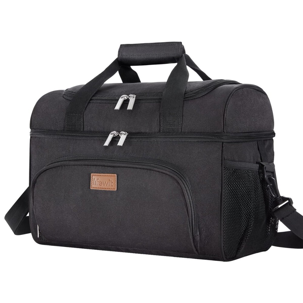 Lifewit Insulated Cooler Bag, 32/48 Can Large Leakproof Beach Cooler, Lightweight Portable Double Layer Soft-Sided Travel Ice Chest for Camping, Kayaking, Road Trips, Grocery Shopping