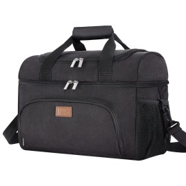 Lifewit Insulated Cooler Bag, 32/48 Can Large Leakproof Beach Cooler, Lightweight Portable Double Layer Soft-Sided Travel Ice Chest for Camping, Kayaking, Road Trips, Grocery Shopping