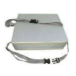 Sunmall Dining Chair Heightening Cushion Portable Dismountable Adjustable Highchair Booster for Baby Toddler Kids Infant Washable Thick Chair Seat Pad Mat Gray