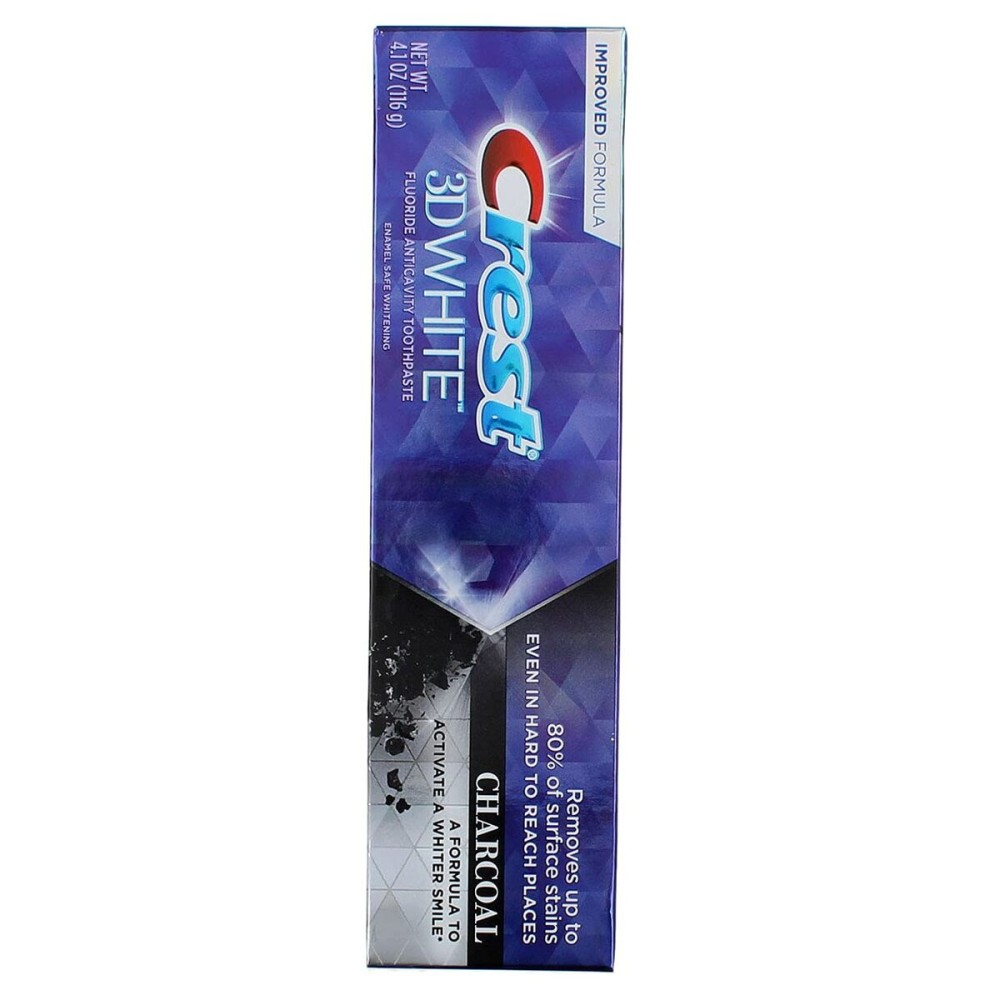 Crest, Toothpaste 3D White Charcoal, 4.1 Ounce