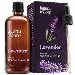 Lagunamoon Lavender Essential Oil - Pure Essential Oils for Diffusers, Humidifiers, Aromatherapy, Cars, Yoga, Home Essentials - Relaxing Fragrance Scents for Fresheners and Candle Making (150ml)