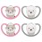 NUK Space Orthodontic Pacifiers, 6-18 Months, Cat/Firefly, 0.09 Pounds, (Pack of 2)