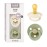 BIBS Pacifiers Colour Collection | Natural Rubber Baby Pacifier | Round Nipple | Set of 2 BPA-Free Soothers | Made in Denmark | 0+ Months (Pack of 2) | Sage/Ivory