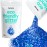Hemway Eco Friendly Biodegradable Glitter 100g / 3.5oz Bio Cosmetic Safe Sparkle Vegan for Face, Eyeshadow, Body, Hair, Nail and Festival - Extra Chunky (1/24 0.040 1mm) - Sapphire Blue Holographic