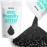 Hemway Eco Friendly Biodegradable Glitter 100g / 3.5oz Bio Cosmetic Safe Sparkle Vegan for Face, Eyeshadow, Body, Hair, Nail and Festival Makeup, Craft - Ultrafine (1/128 0.008 0.2mm) - Black