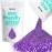 Hemway Eco Friendly Biodegradable Glitter 100g / 3.5oz Bio Cosmetic Safe Sparkle Vegan for Face, Eyeshadow, Body, Hair, Nail and Festival Makeup, Craft - Ultrafine (1/128 0.008 0.2mm) - Purple