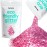 Hemway Eco Friendly Biodegradable Glitter 100g / 3.5oz Bio Cosmetic Safe Sparkle Vegan for Face, Eyeshadow, Body, Hair, Nail and Festival Makeup - Extra Chunky (1/24 0.040 1mm) - Rose Pink