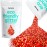 Hemway Eco Friendly Biodegradable Glitter 100g / 3.5oz Bio Cosmetic Safe Sparkle Vegan for Face, Eyeshadow, Body, Hair, Nail and Festival Makeup - Extra Chunky (1/24 0.040 1mm) - Red Holographic