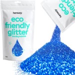 Hemway Biodegradable Glitter Eco Friendly - 100g/3.5oz Bio Cosmetic Safe Sparkle Vegan for Face Eyeshadow Body Hair Festival Makeup Craft - Fine (1/64 0.015 0.4mm) - Sapphire Blue