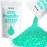 Hemway Eco Friendly Biodegradable Glitter 100g / 3.5oz Bio Cosmetic Safe Sparkle Vegan for Face, Eyeshadow, Body, Hair, Nail and Festival Makeup, Craft - Fine (1/64 0.015 0.4mm) - Turquoise Blue