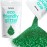 Hemway Eco Friendly Biodegradable Glitter 100g / 3.5oz Bio Cosmetic Safe Sparkle Vegan for Face, Eyeshadow, Body, Hair, Nail and Festival Makeup - Ultrafine (1/128 0.008 0.2mm) - Emerald Green