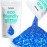 Hemway Biodegradable Glitter Eco Friendly - 100g/3.5oz Bio Cosmetic Safe Sparkle Vegan for Face Eyeshadow Body Hair Festival Makeup Craft - Chunky (1/40 0.025 0.6mm) - Sapphire Blue
