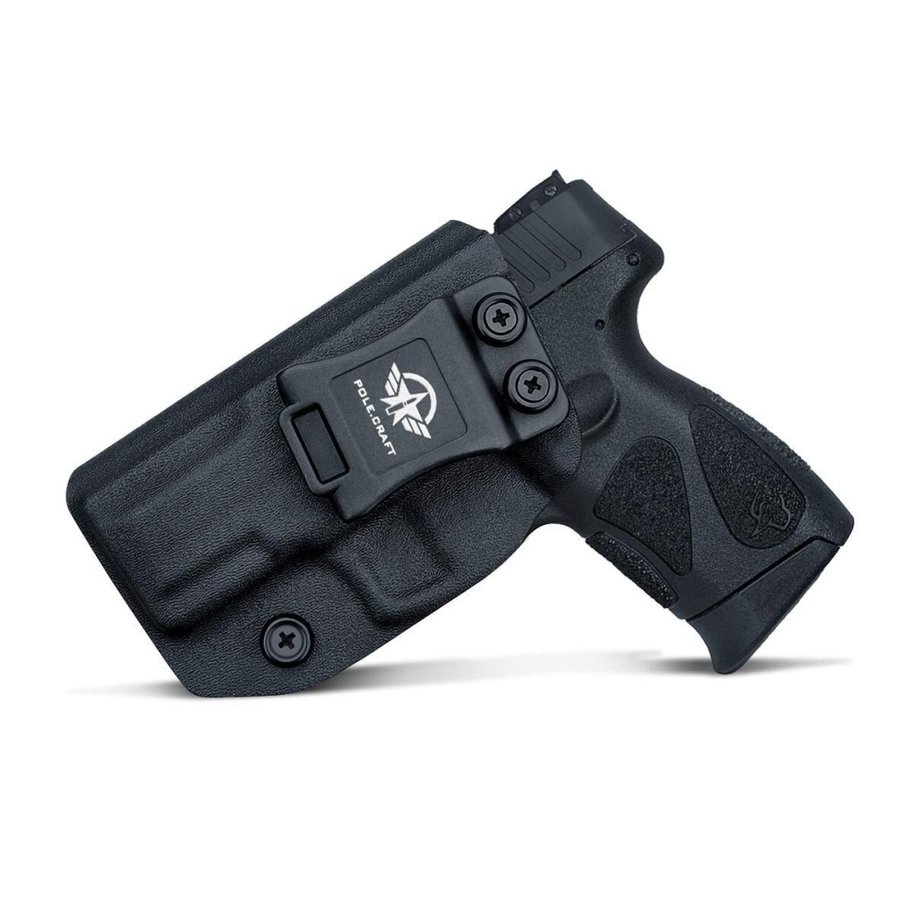 Taurus G2C Holster, IWB KYDEX for G2C Taurus Holster & Millennium PT111 G2 / PT140 9mm Pistol -Inside Waistband (Black, Left)